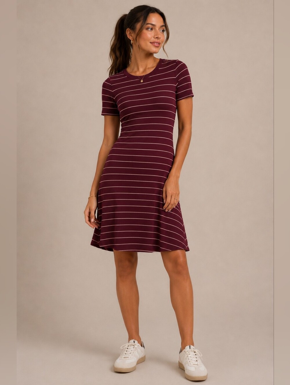 Old Navy Striped Knit Dress | Size Medium